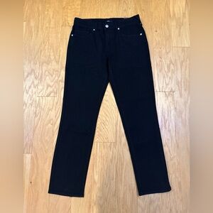 True Religion Mens GENO Relaxed Slim Studded Jeans, Black, W33 x L32 Stretch NWT